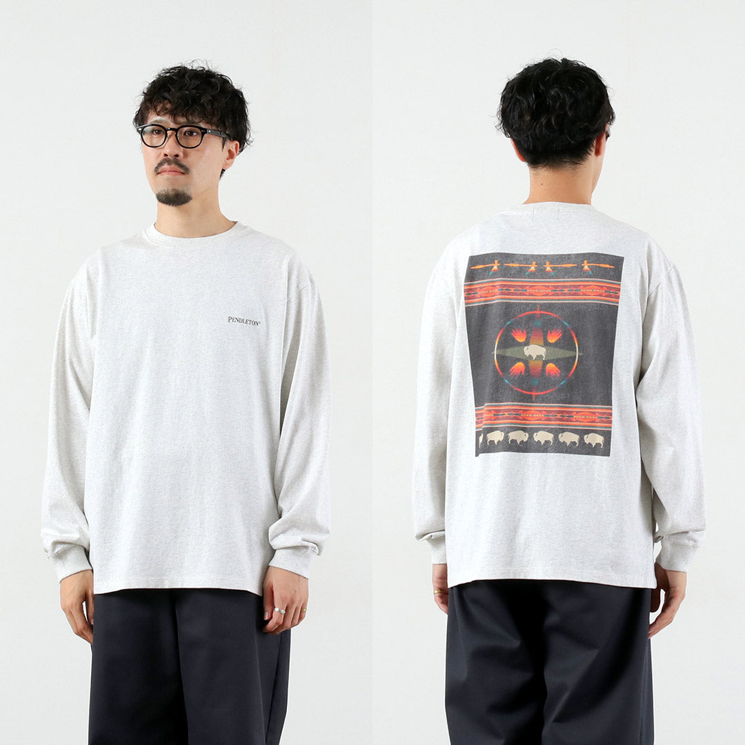 PENDLETON / 背面印花长袖T恤