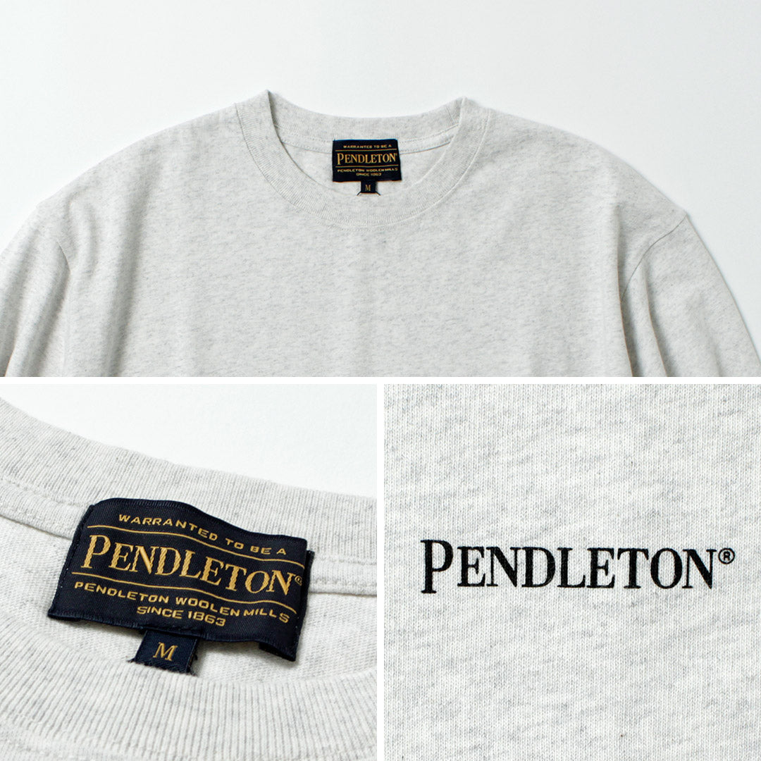 PENDLETON / 背面印花长袖T恤