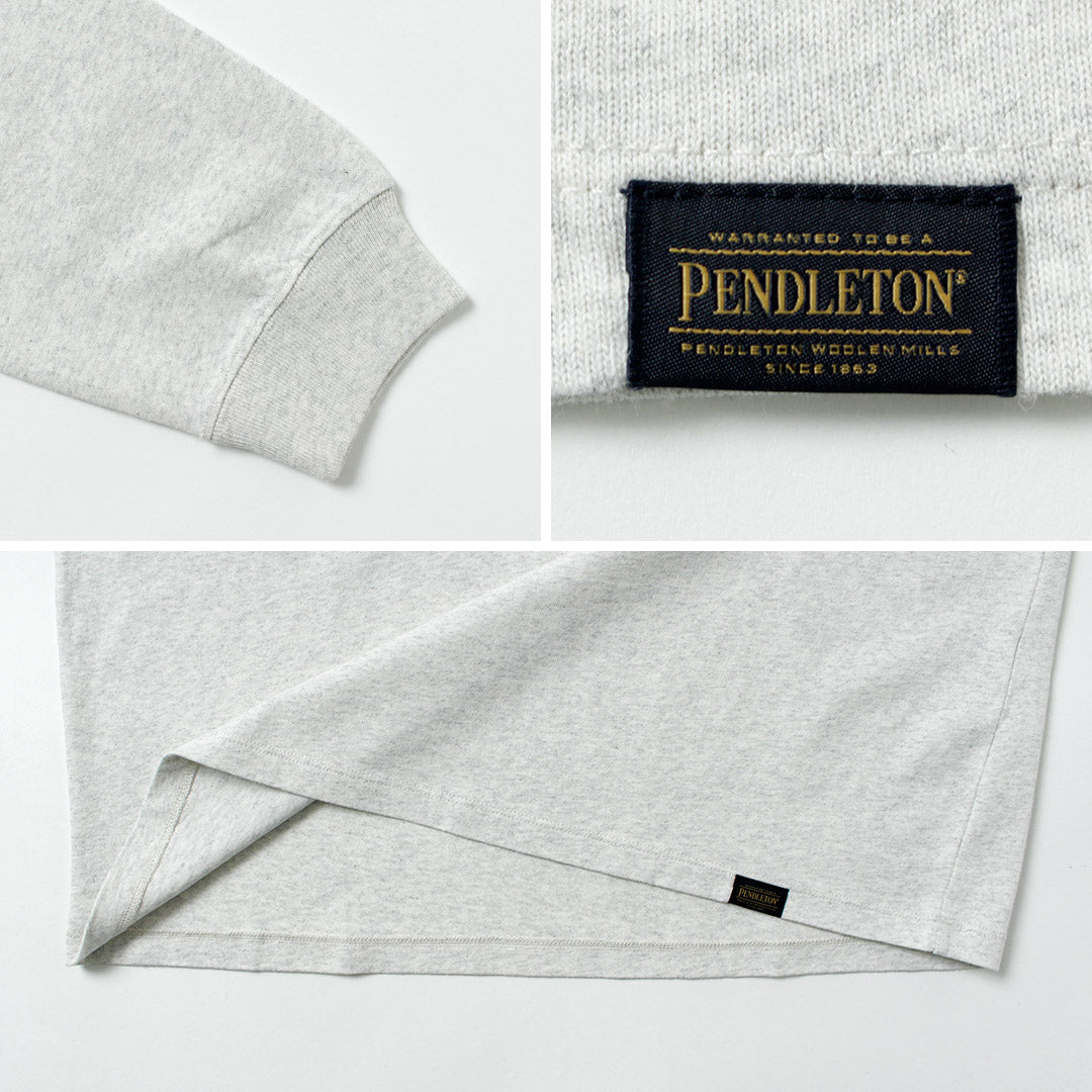 PENDLETON / 背面印花长袖T恤