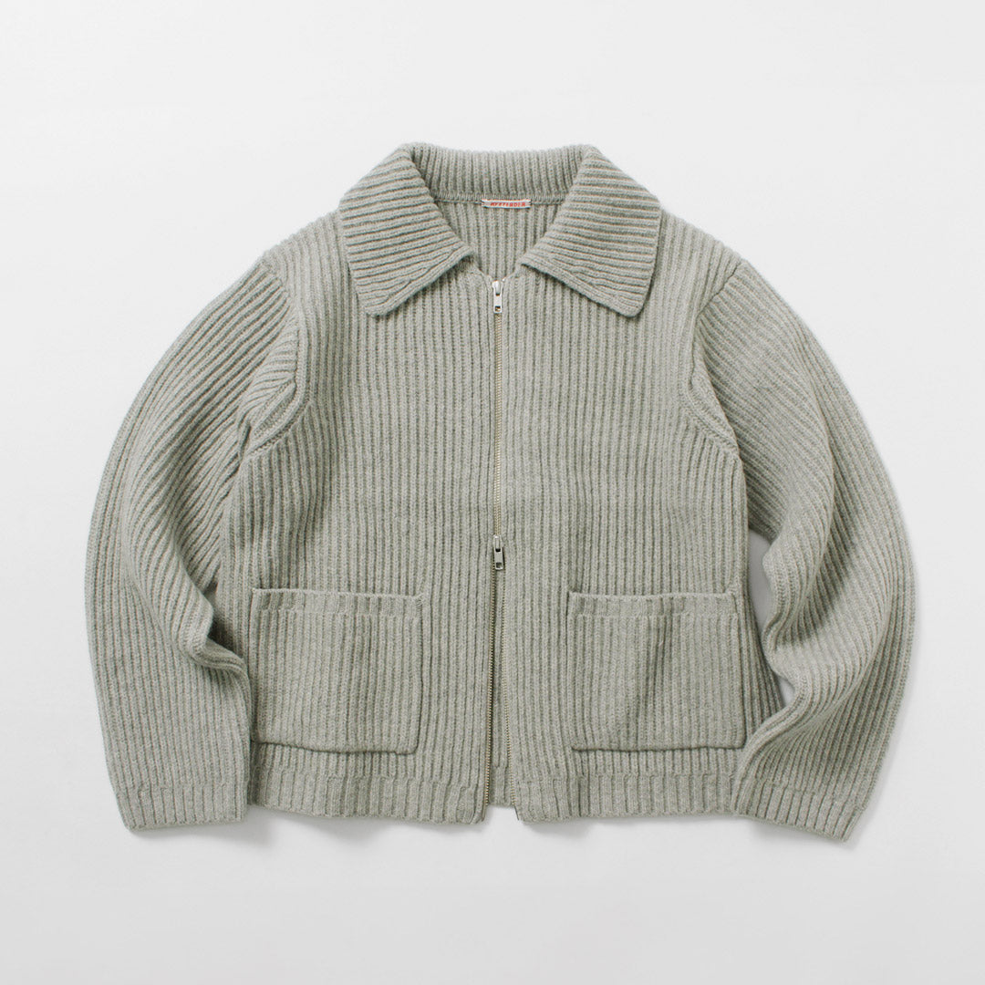 RYE TENDER / Veste Jerome Blouson en tricot entièrement zippé
