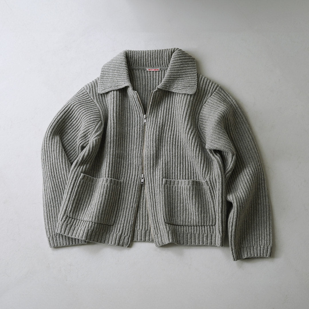 RYE TENDER / Veste Jerome Blouson en tricot entièrement zippé