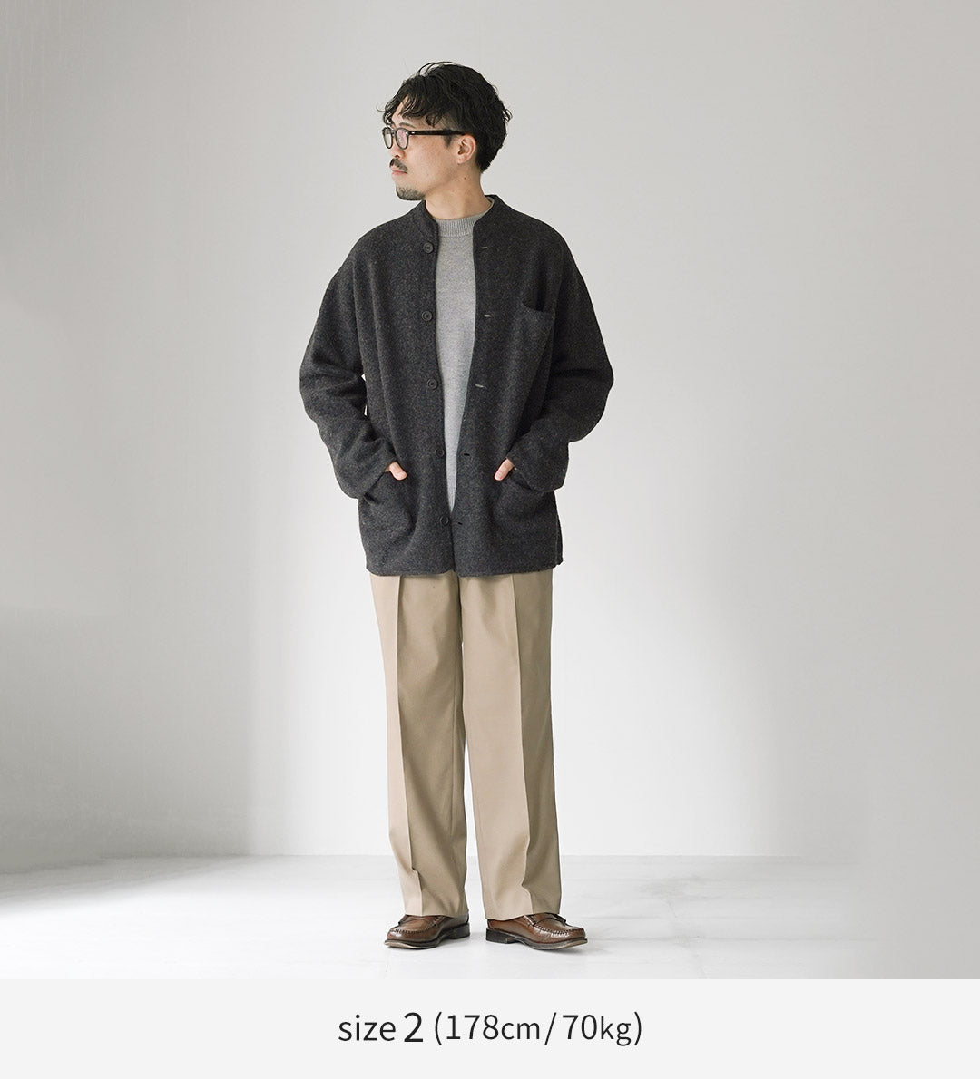 RYE TENDER / GILLMORE Chaqueta de lana hervida