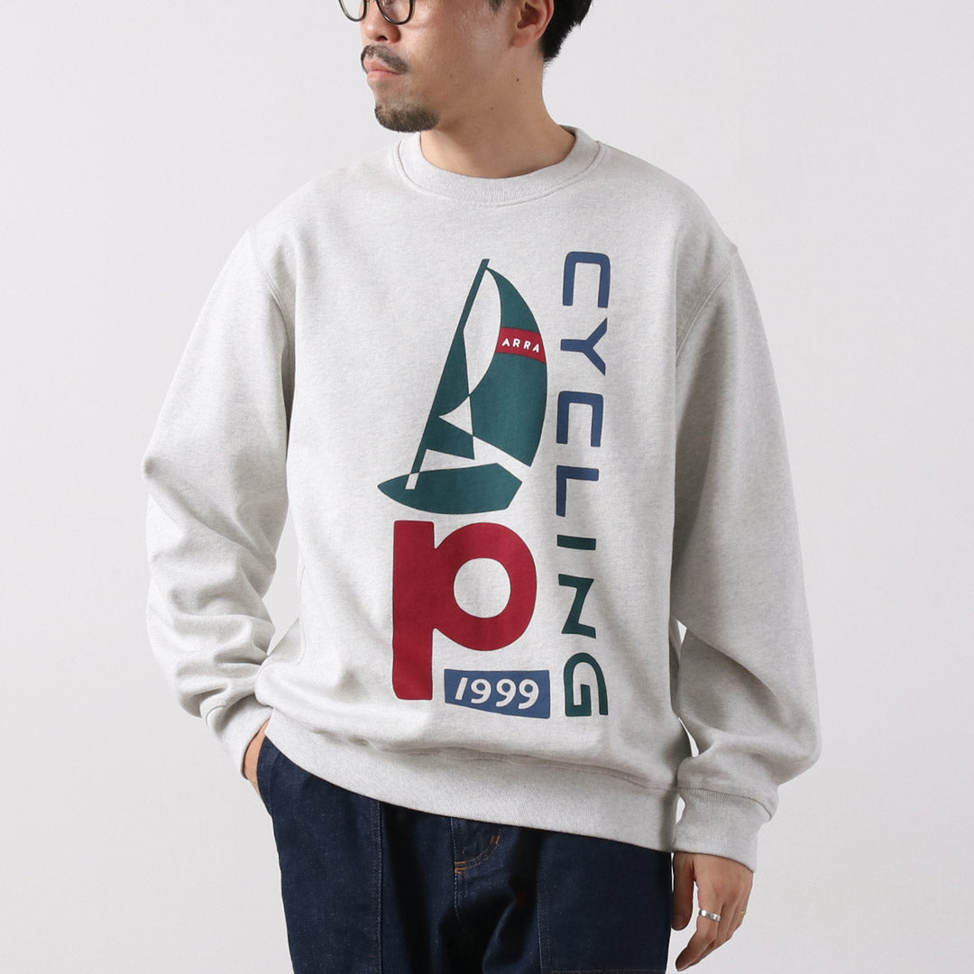 BY PARRA / 帆船自行車圓領運動衫