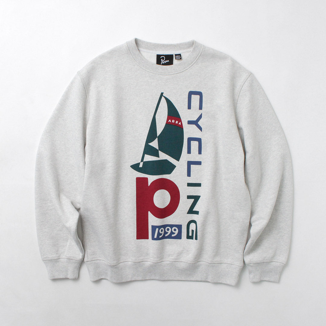 BY PARRA / 帆船自行車圓領運動衫