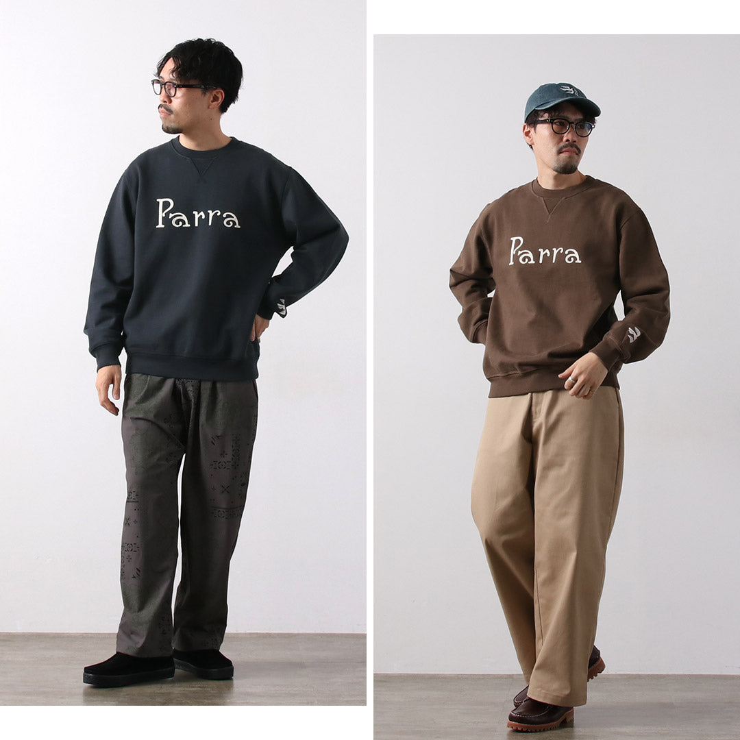 PAR PARRA / Sweat-shirt à col rond avec logo Weird Trad