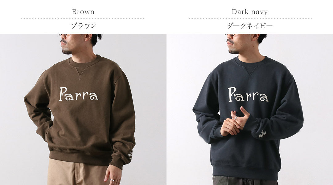 PAR PARRA / Sweat-shirt à col rond avec logo Weird Trad