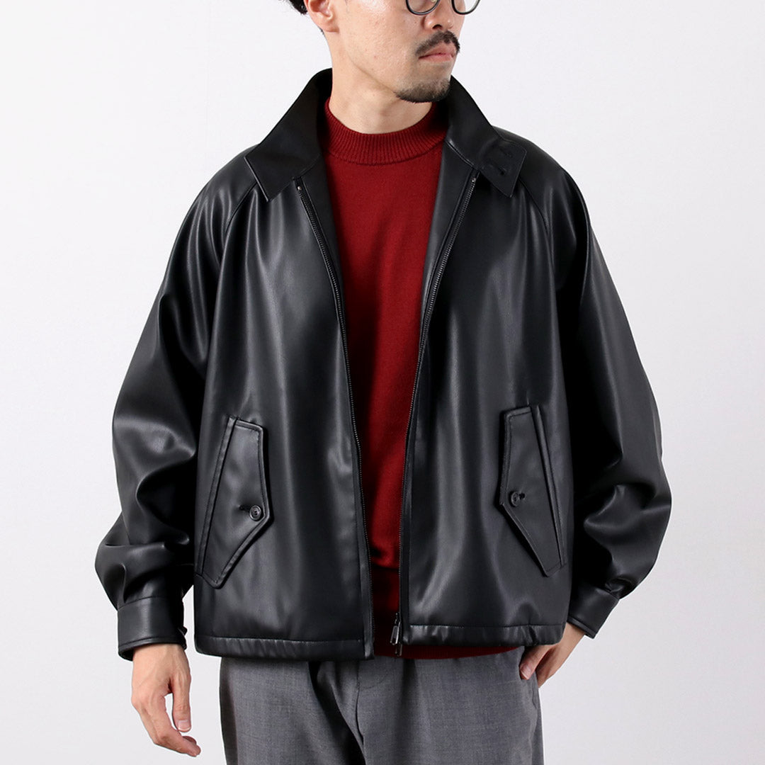 BARACUTA / G4 箱形夾克人造革