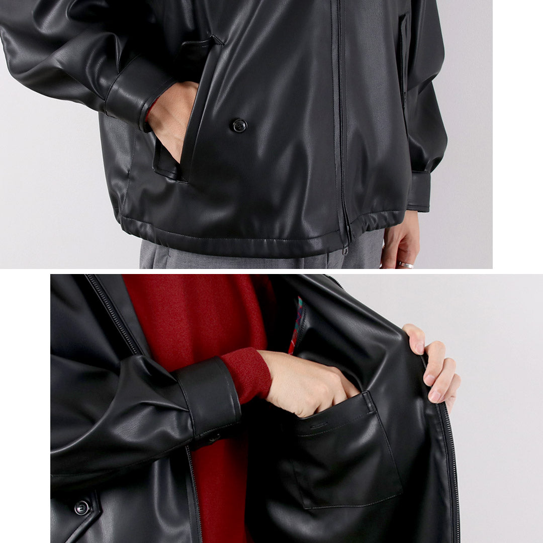 BARACUTA / G4 箱形夾克人造革