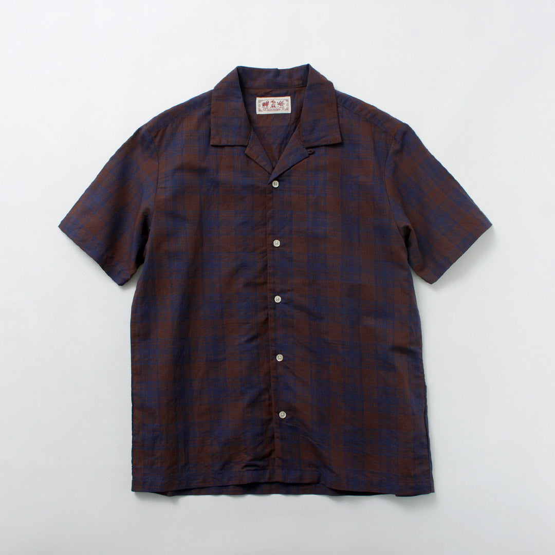 KEMA DESIGNS / 开领短袖衬衫