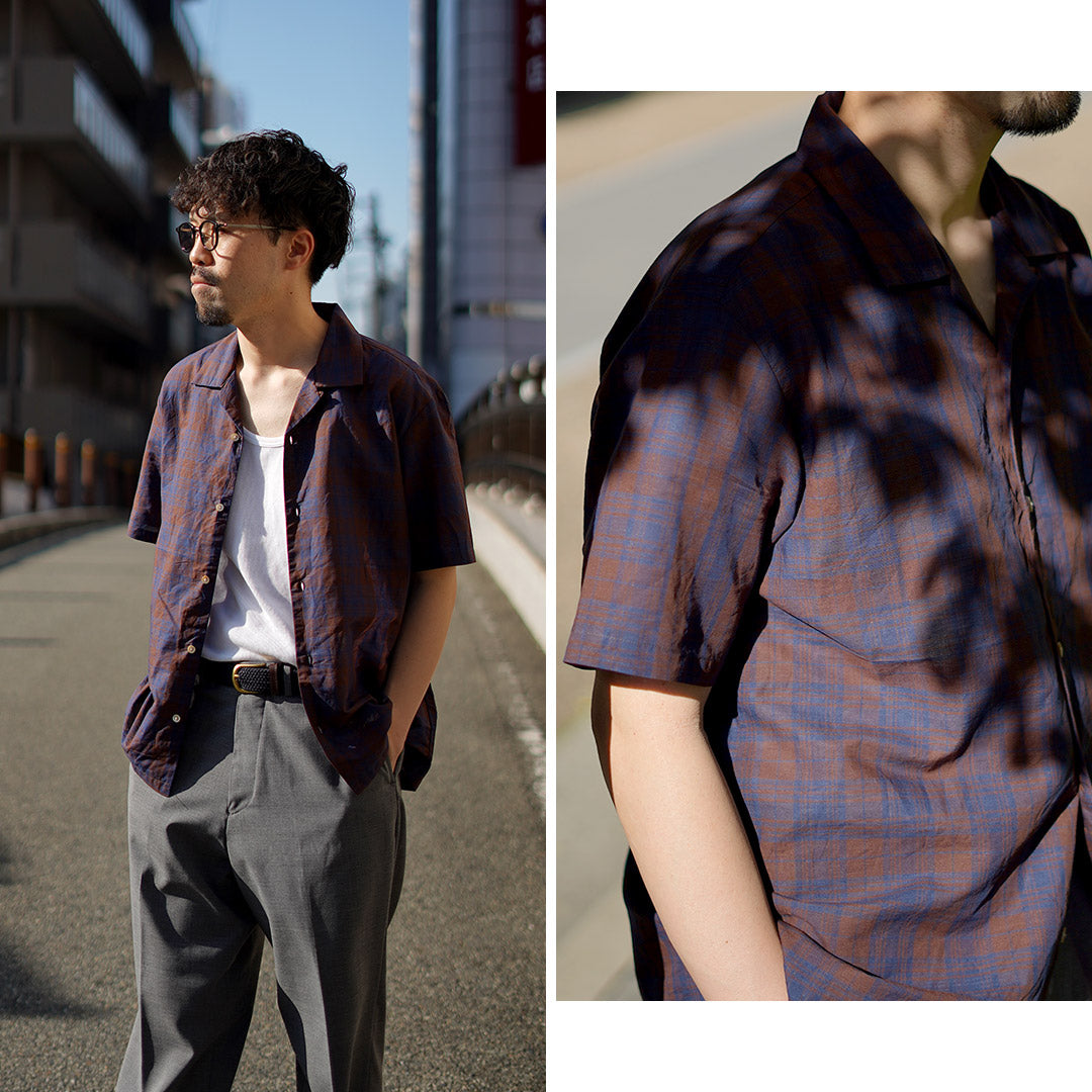 KEMA DESIGNS / 开领短袖衬衫