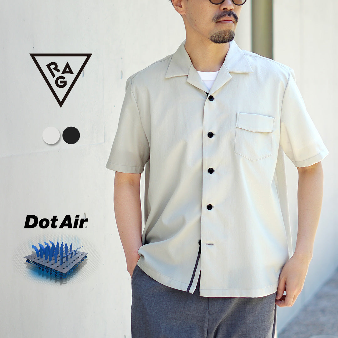 RAG / 圆点空气开领衬衫