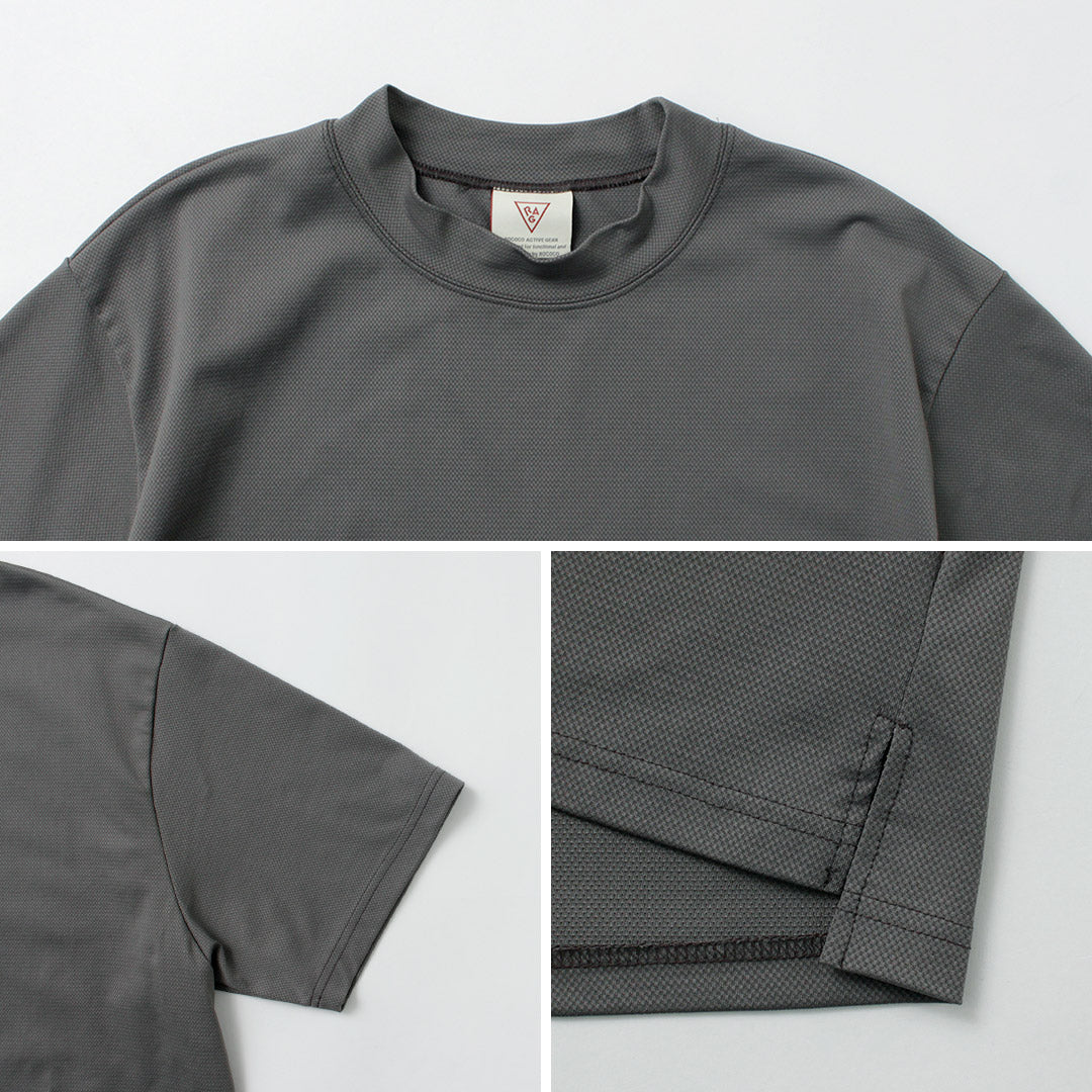RAG / Camiseta de manga corta con cuello simulado Soft Cool