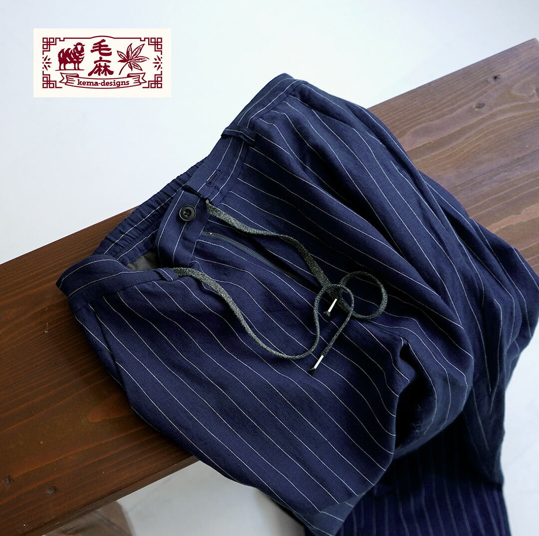 KEMA DESIGNS / 粘膠亞麻休閒褲