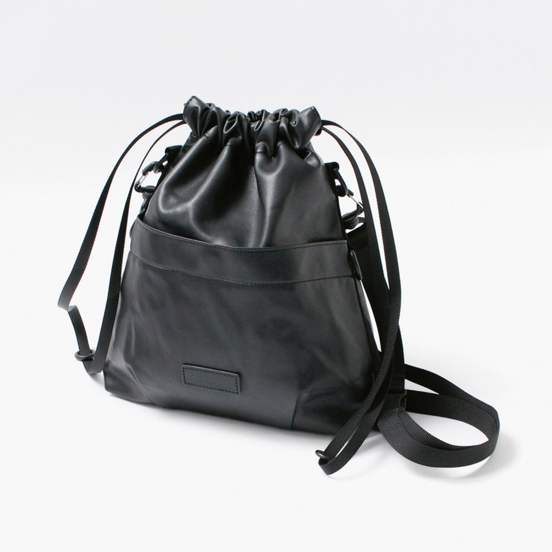 BAICYCLON BY BAGJACK / Sac à cordon en cuir synthétique