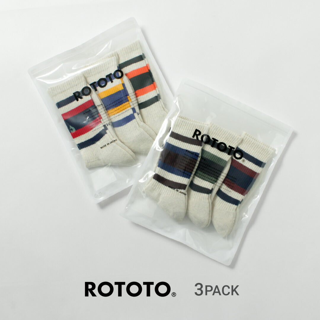 ROTOTO / 3팩 일상운동용 양말