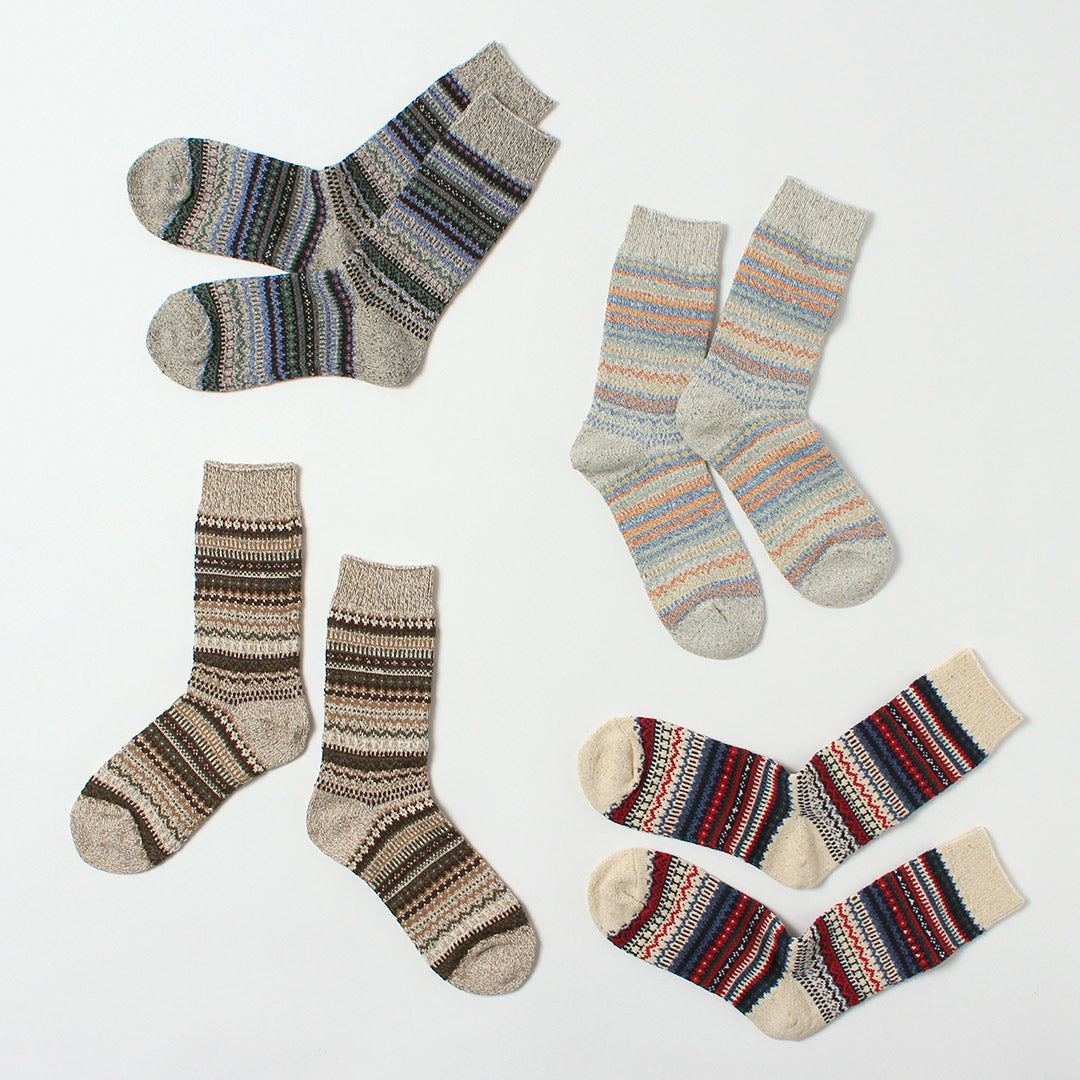ROTOTO / Calcetines Estampado Nórdico