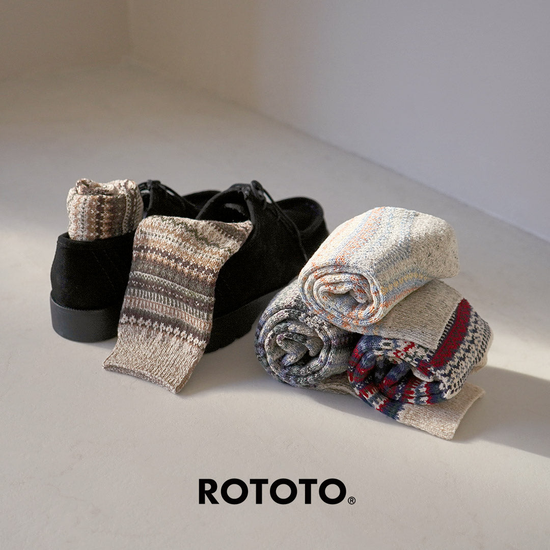 ROTOTO / Calcetines Estampado Nórdico