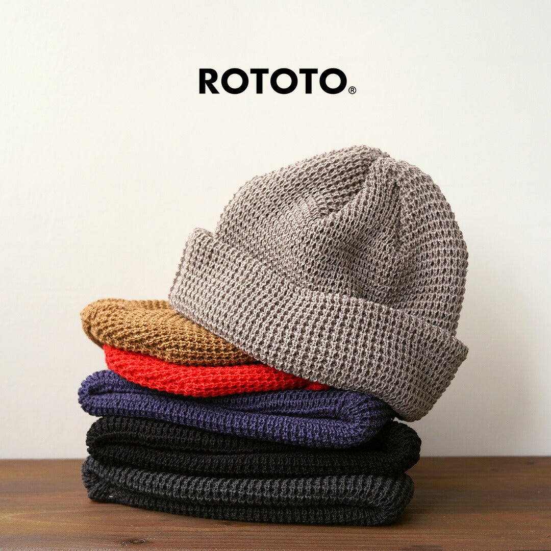 ROTOTO / 華夫格無簷小便帽