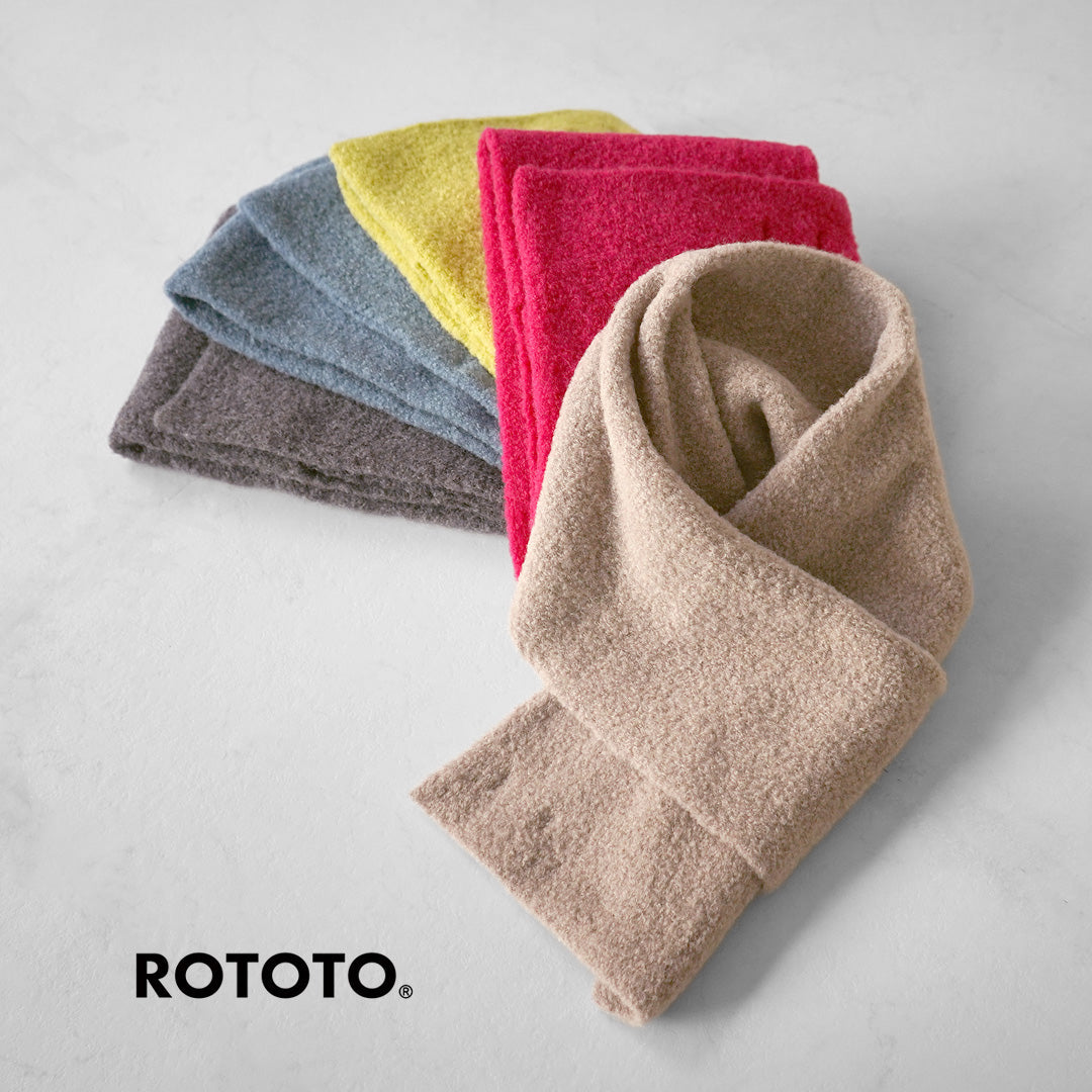 ROTOTO / Écharpe courte en boucle d'alpaga