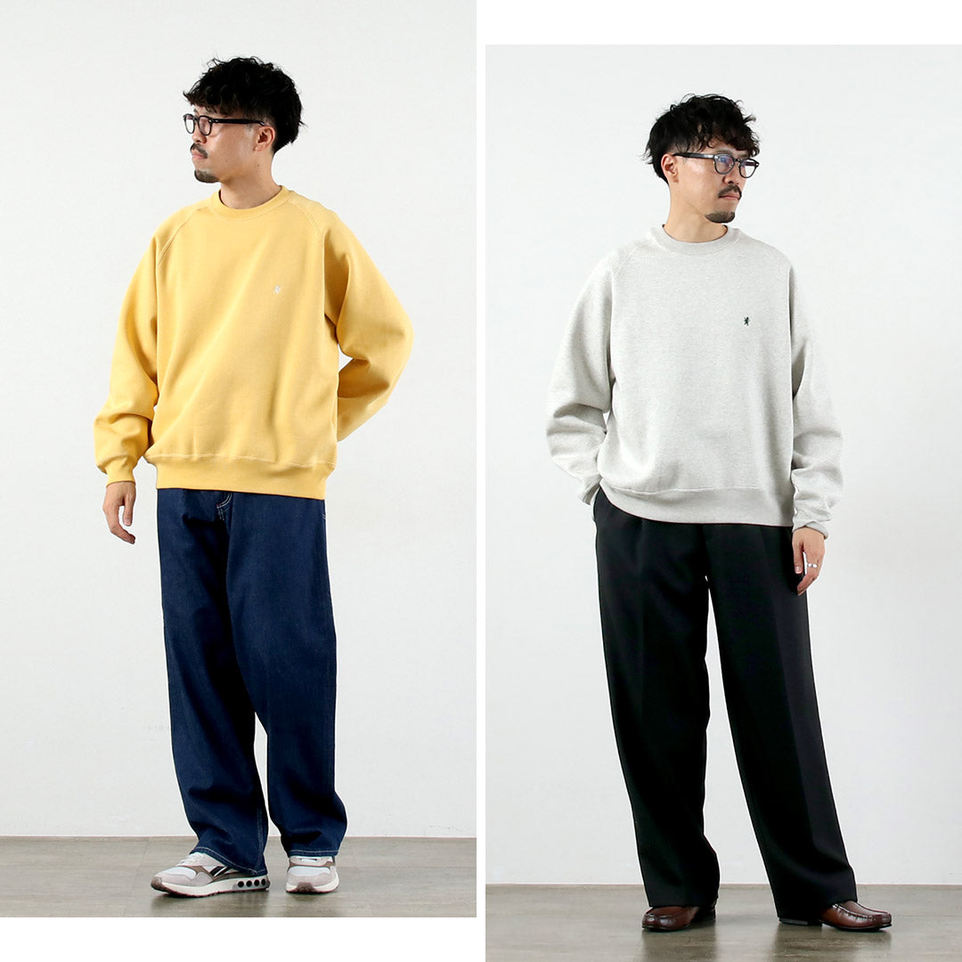 GYMPHLEX / 摆袖圆领套头运动衫