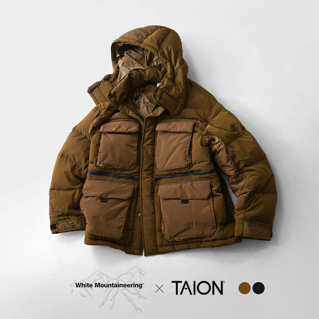 MONTAÑA BLANCA / Chaqueta de plumón antidesgarros de colaboración TAION
