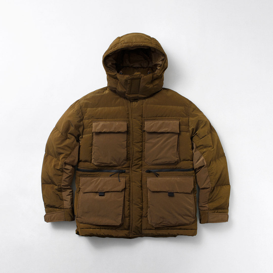 MONTAÑA BLANCA / Chaqueta de plumón antidesgarros de colaboración TAION