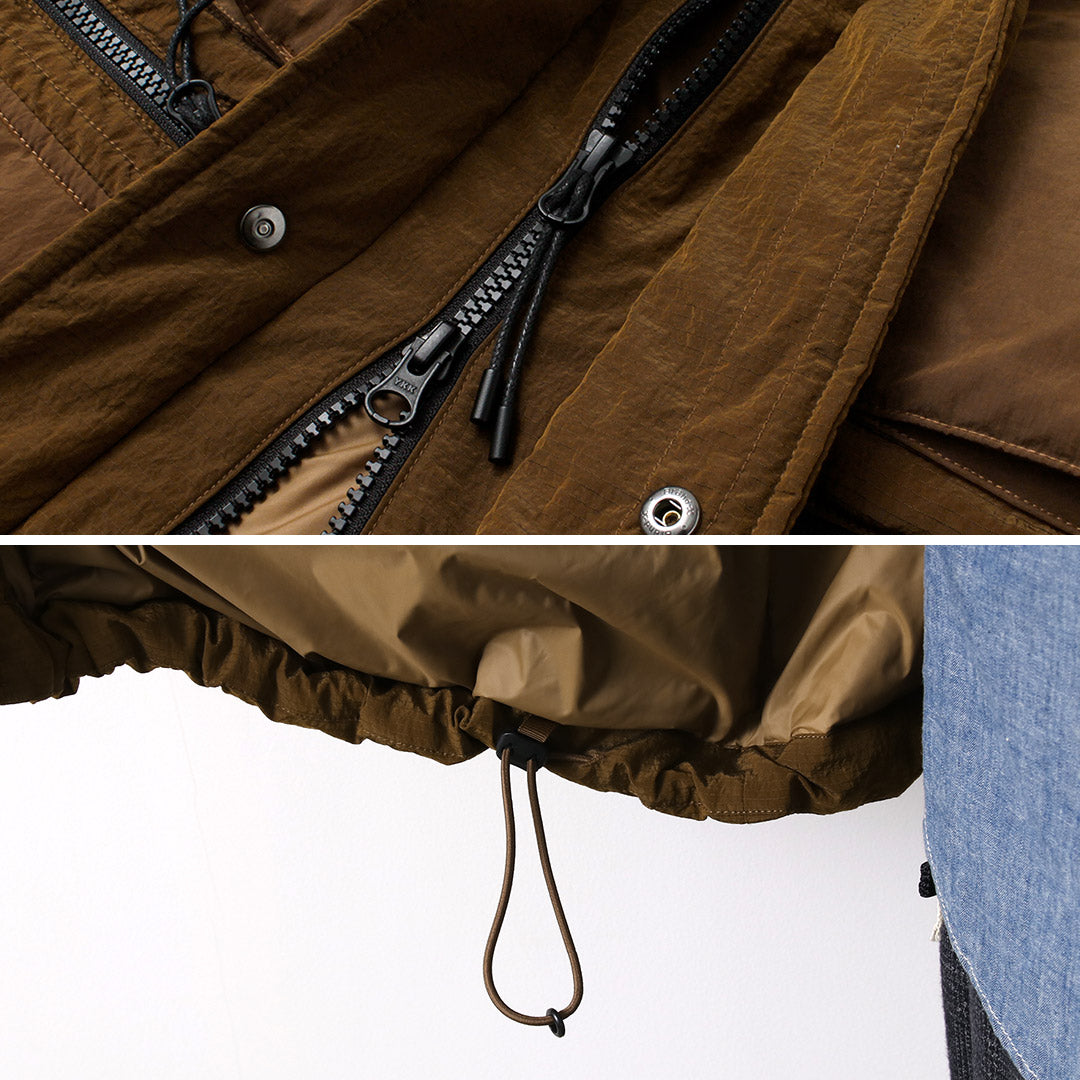 MONTAÑA BLANCA / Chaqueta de plumón antidesgarros de colaboración TAION