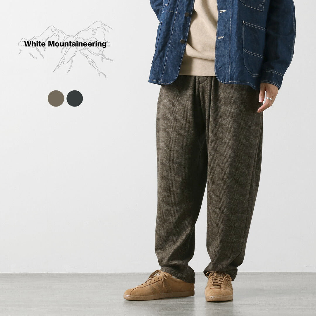 WHITE ALPINIERING / Pantalon Sarouel Glen Check