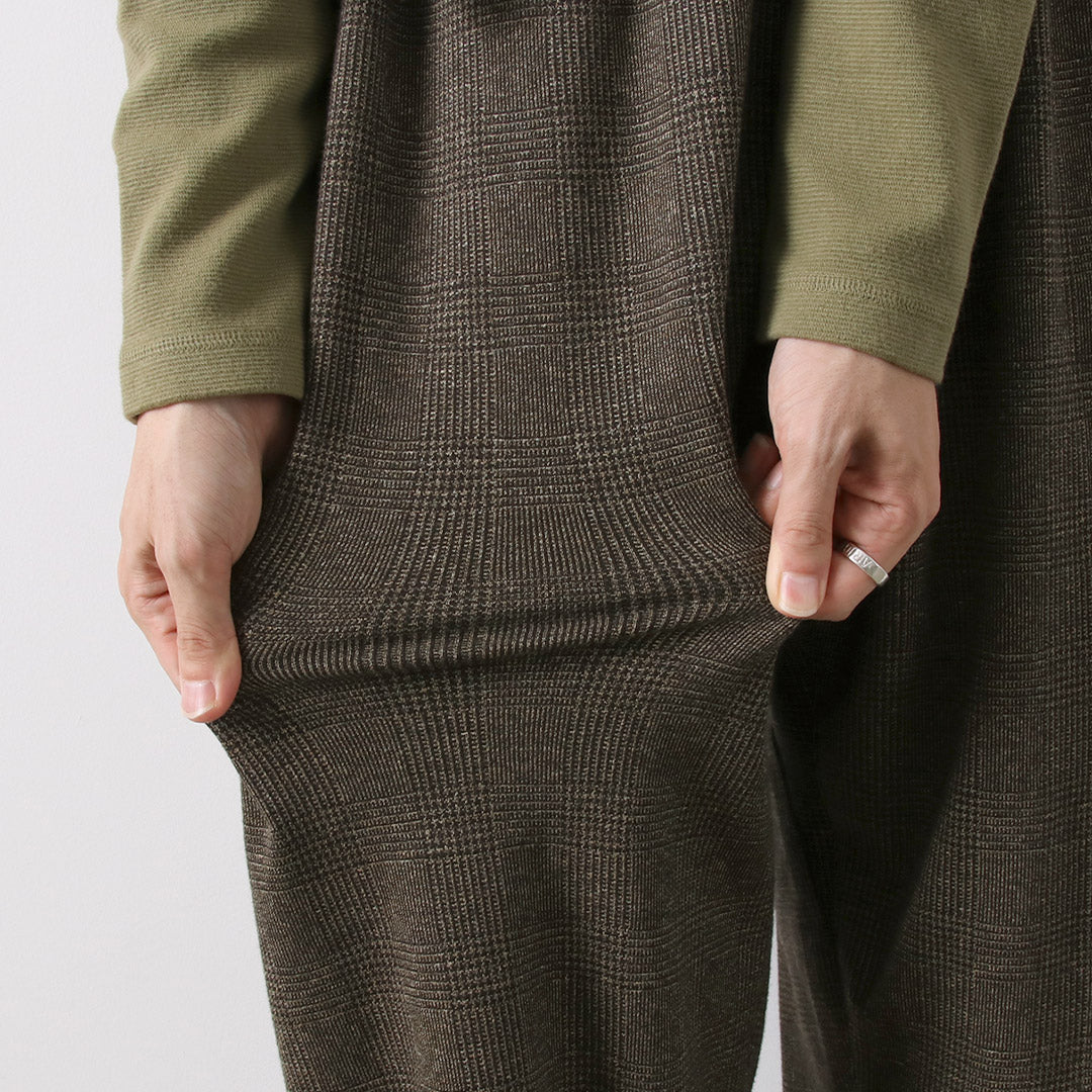 WHITE ALPINIERING / Pantalon Sarouel Glen Check