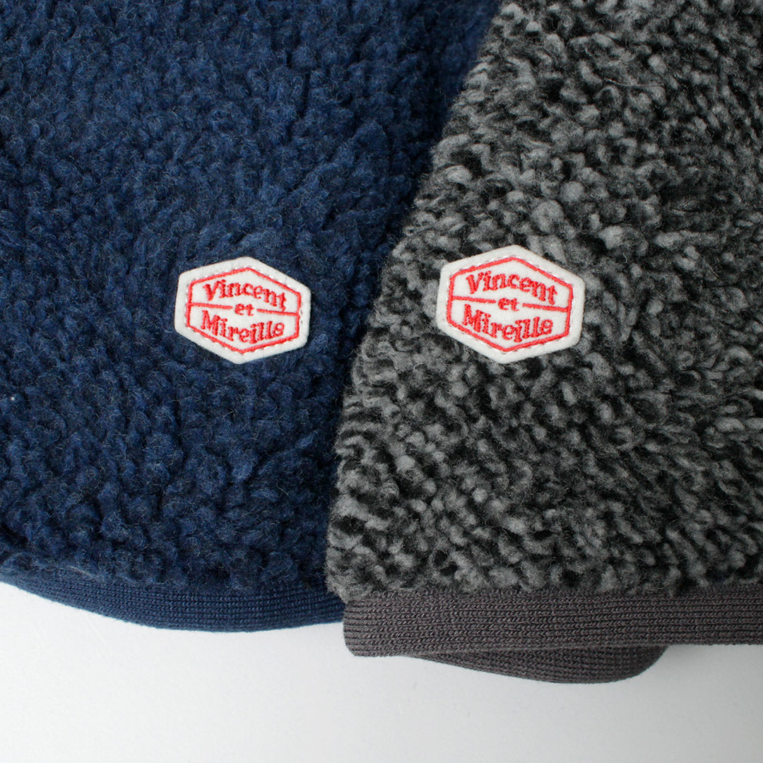 VINCENT ET MIREILLE / Boa Cardigan Carreaux