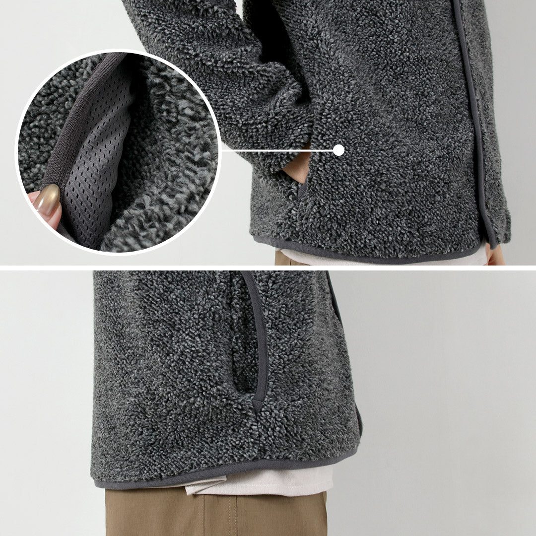 VINCENT ET MIREILLE / Boa Cardigan Carreaux