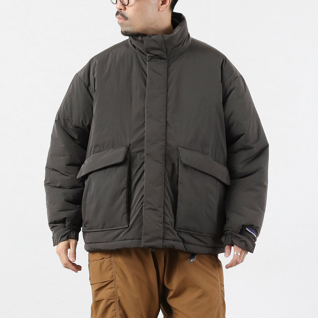 THOUSAND MILE / Veste en nylon ombre rembourrée à col montant