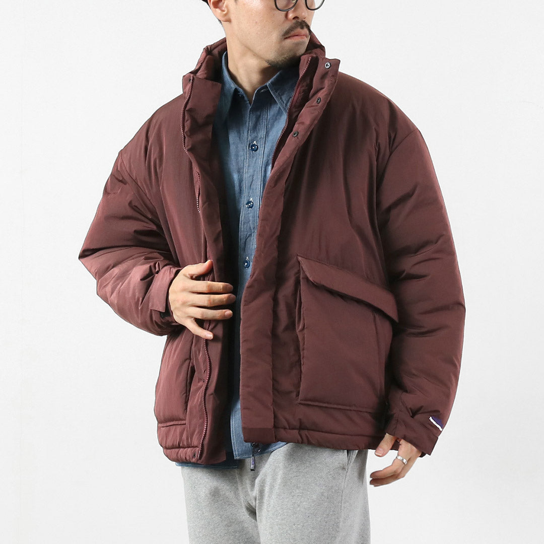 THOUSAND MILE / Veste en nylon ombre rembourrée à col montant