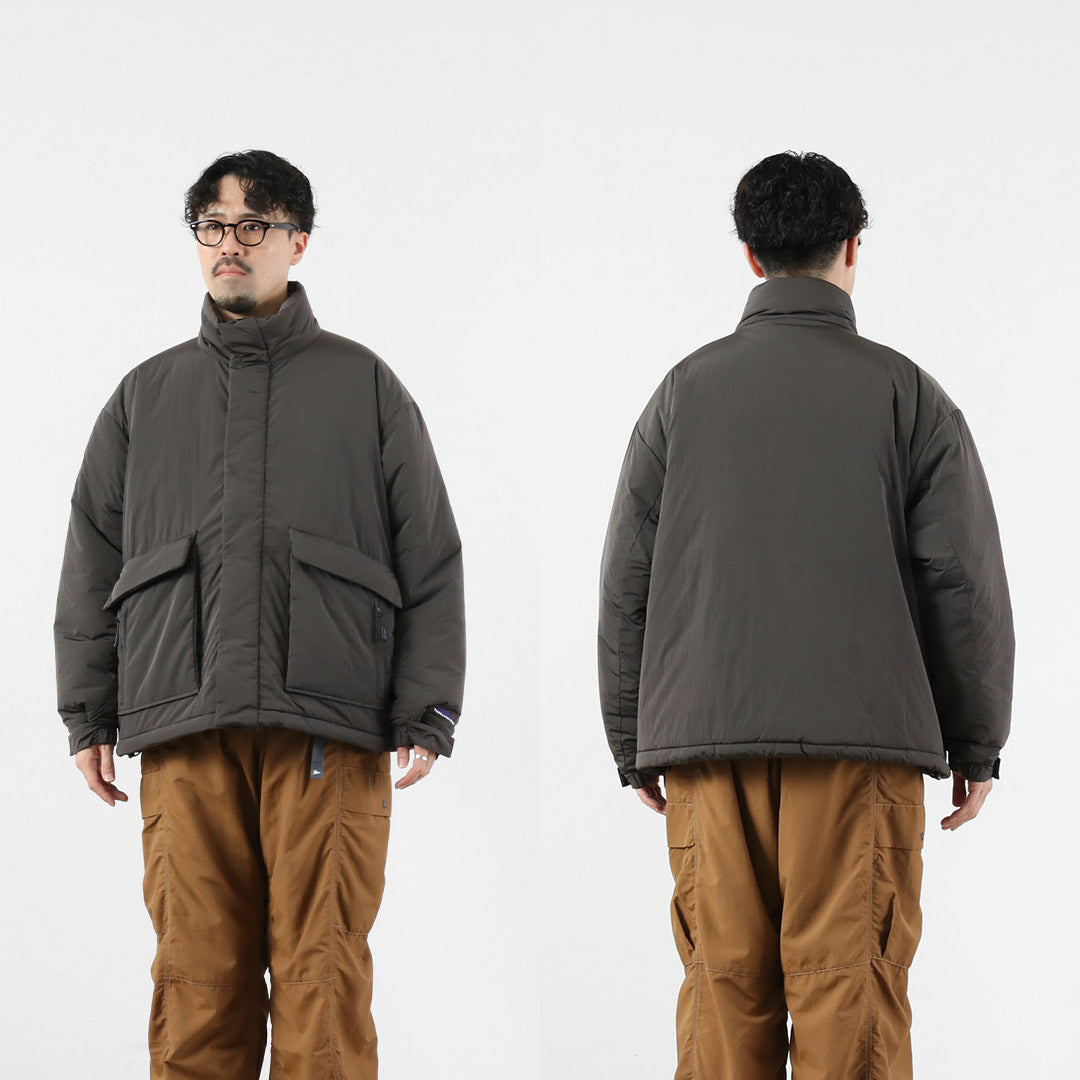THOUSAND MILE / Veste en nylon ombre rembourrée à col montant