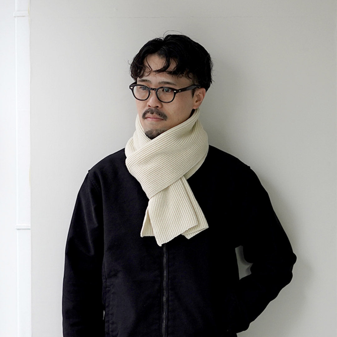 YONETOMI NEW BASIC / 리지드 캐시미어 스카프