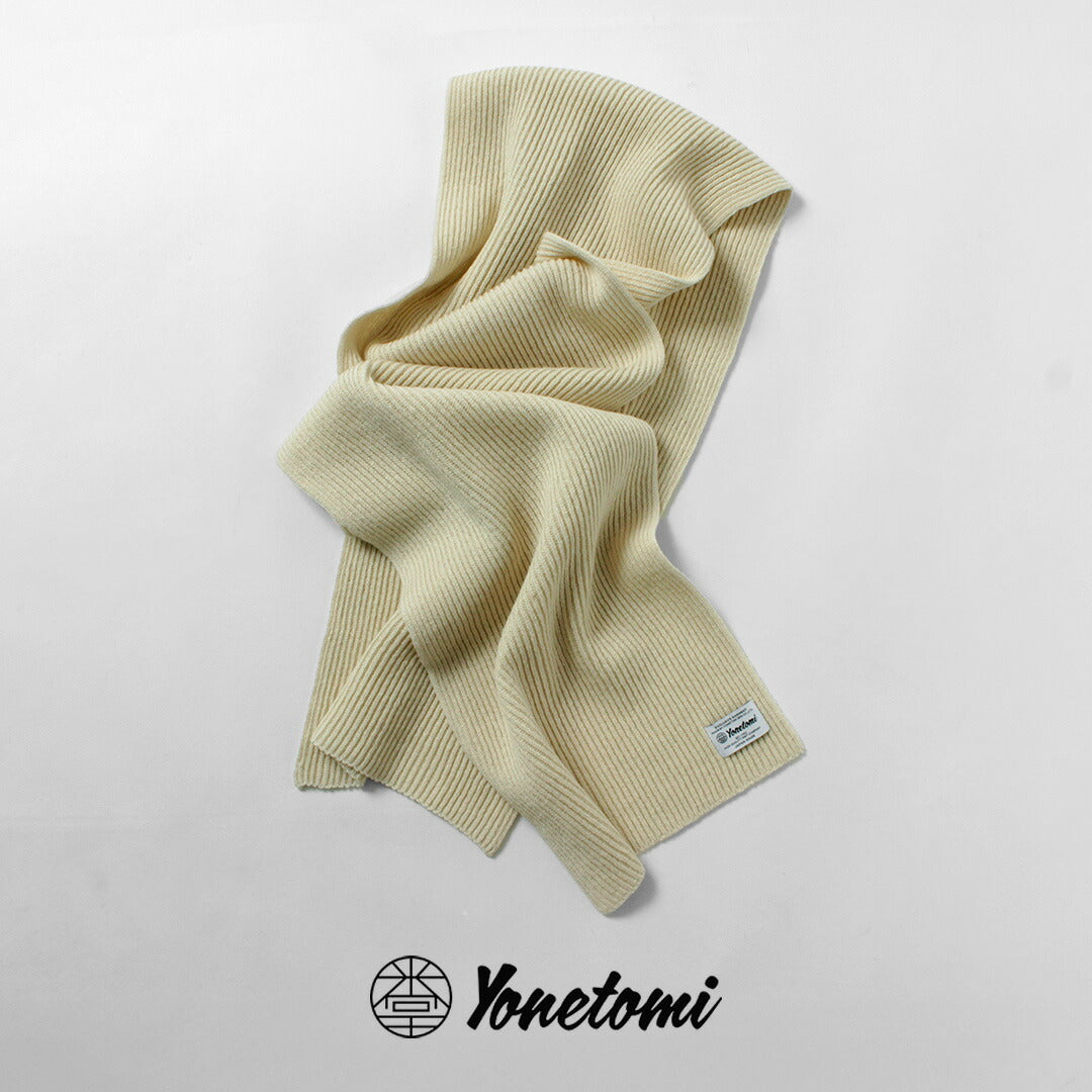 YONETOMI NEW BASIC / 리지드 캐시미어 스카프