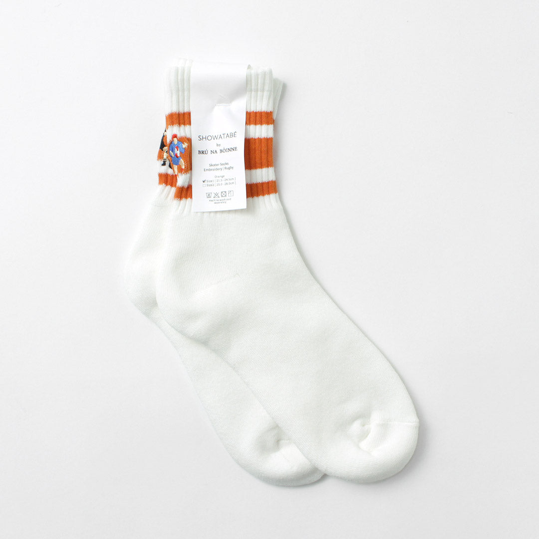 DECKA 優質襪子/刺繡滑冰襪