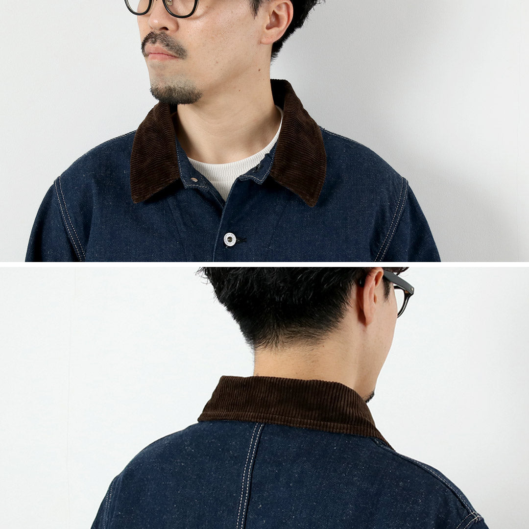 FOB FACTORY / F2456 담요 라이너가 포함된 데님 초어 재킷