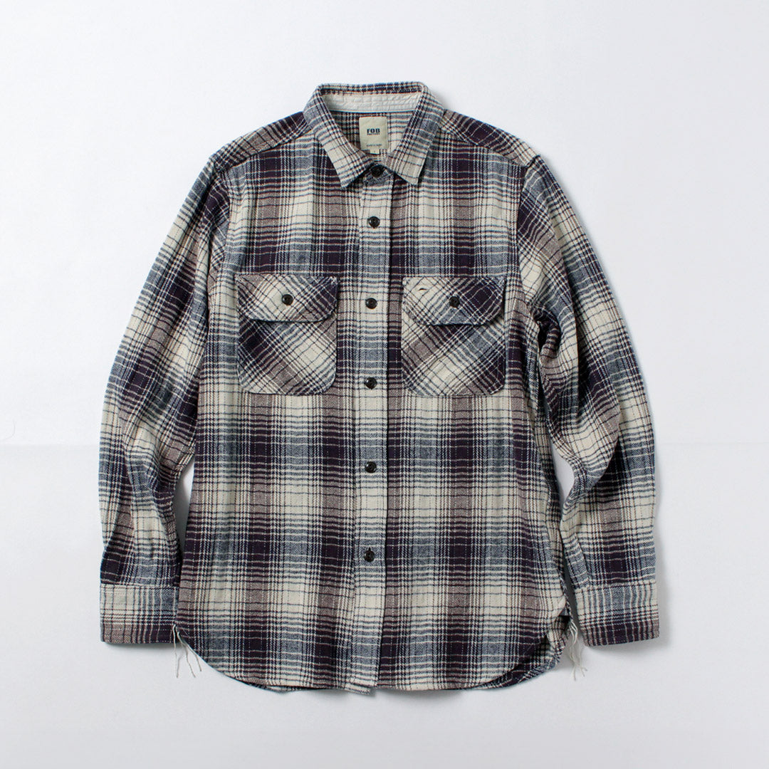 FOB FACTORY / Chemise de travail en flanelle épaisse F3510