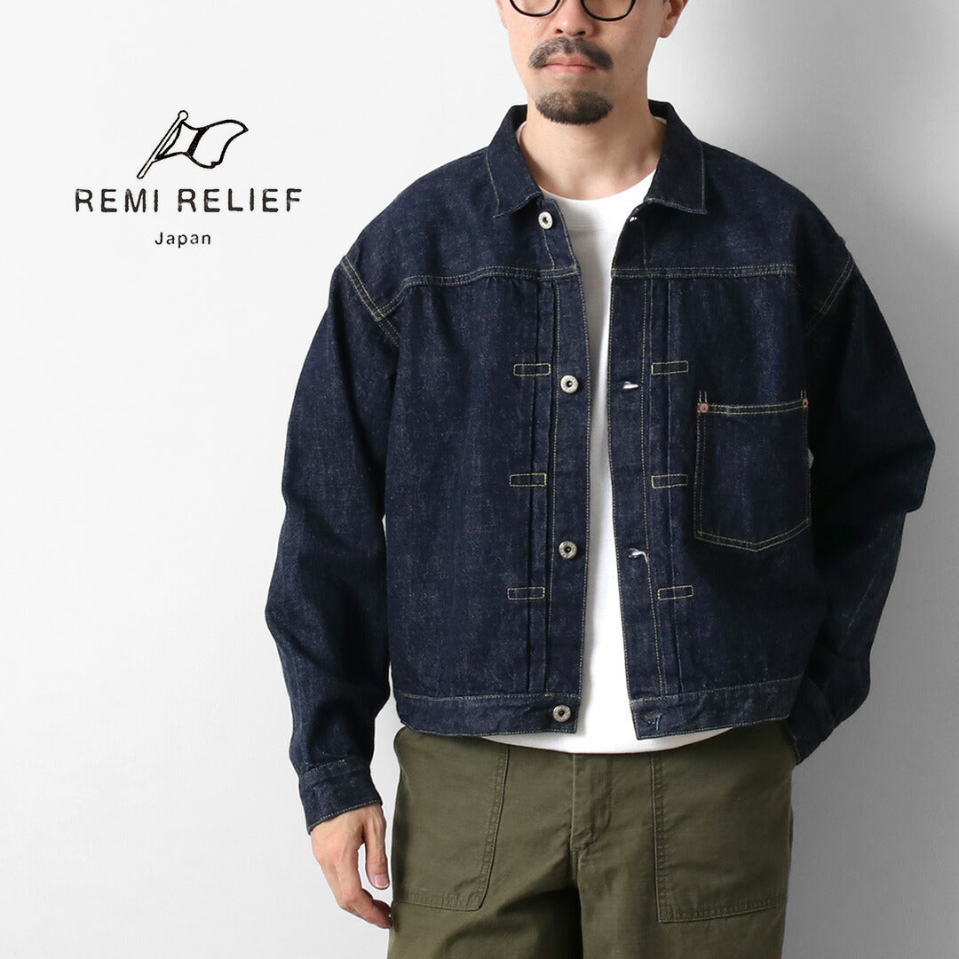 REMI RELIEF / 12oz 牛仔二戰款一洗牛仔夾克