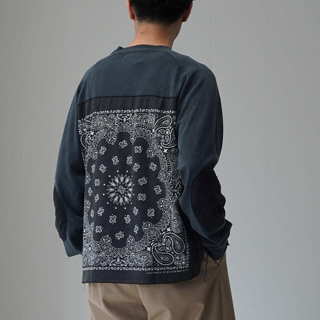 REMI RELIEF / T-shirt à manches longues avec patch coude en jersey 8/- traité SP (Bandana)