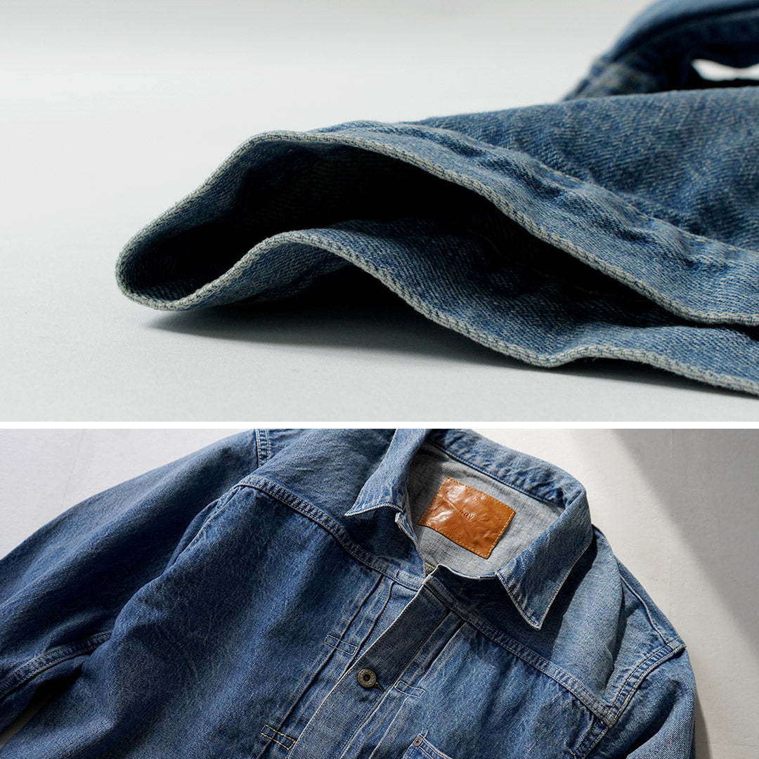 REMI RELIEF / Veste en jean d'occasion modèle WWII 12oz