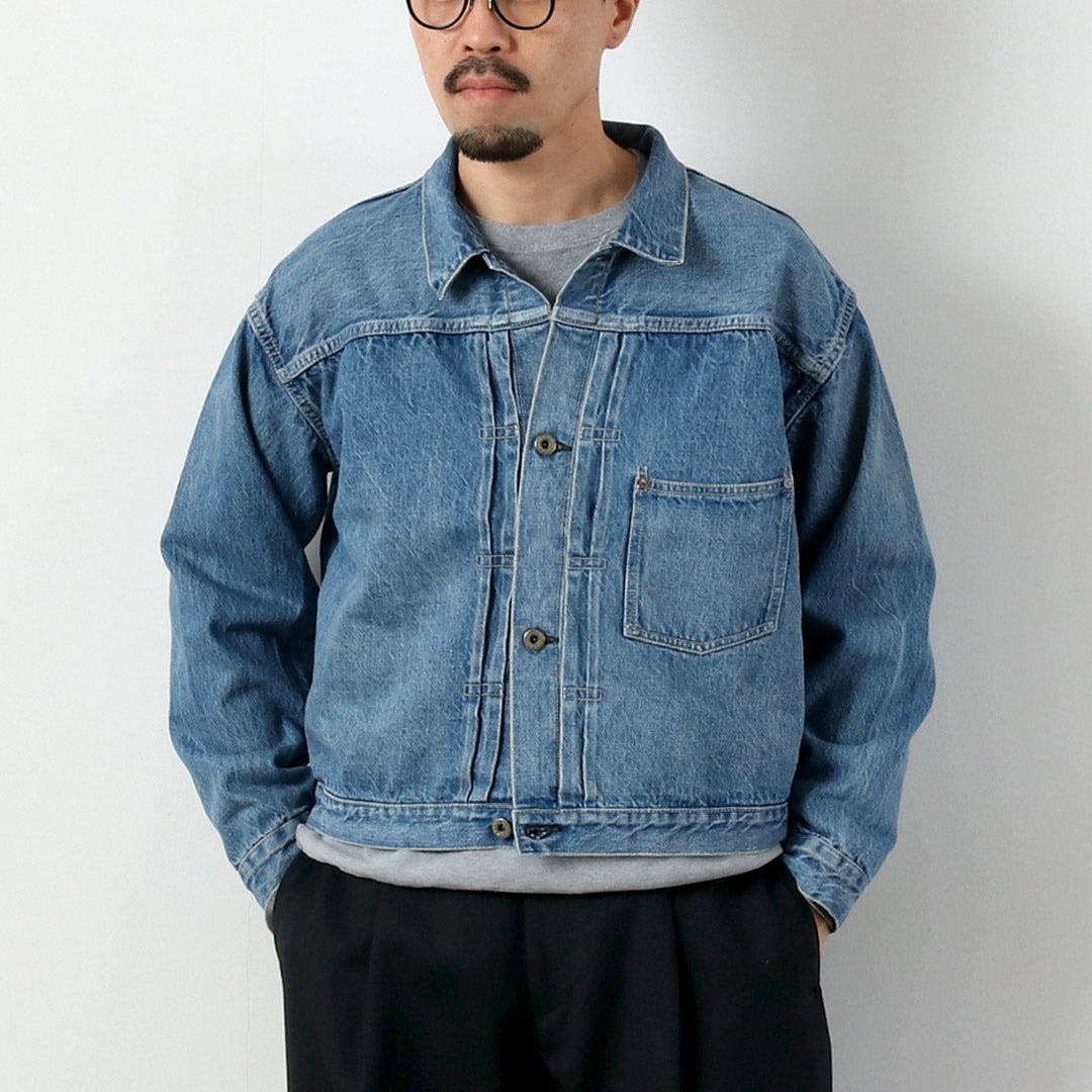 REMI RELIEF / Veste en jean d'occasion modèle WWII 12oz