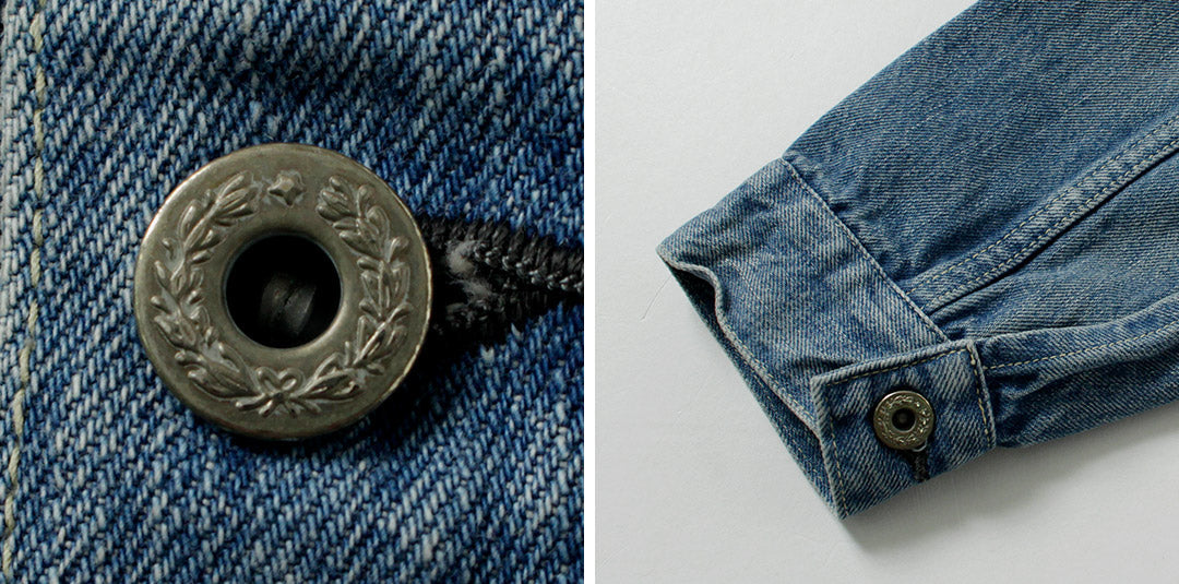 REMI RELIEF / Veste en jean d'occasion modèle WWII 12oz