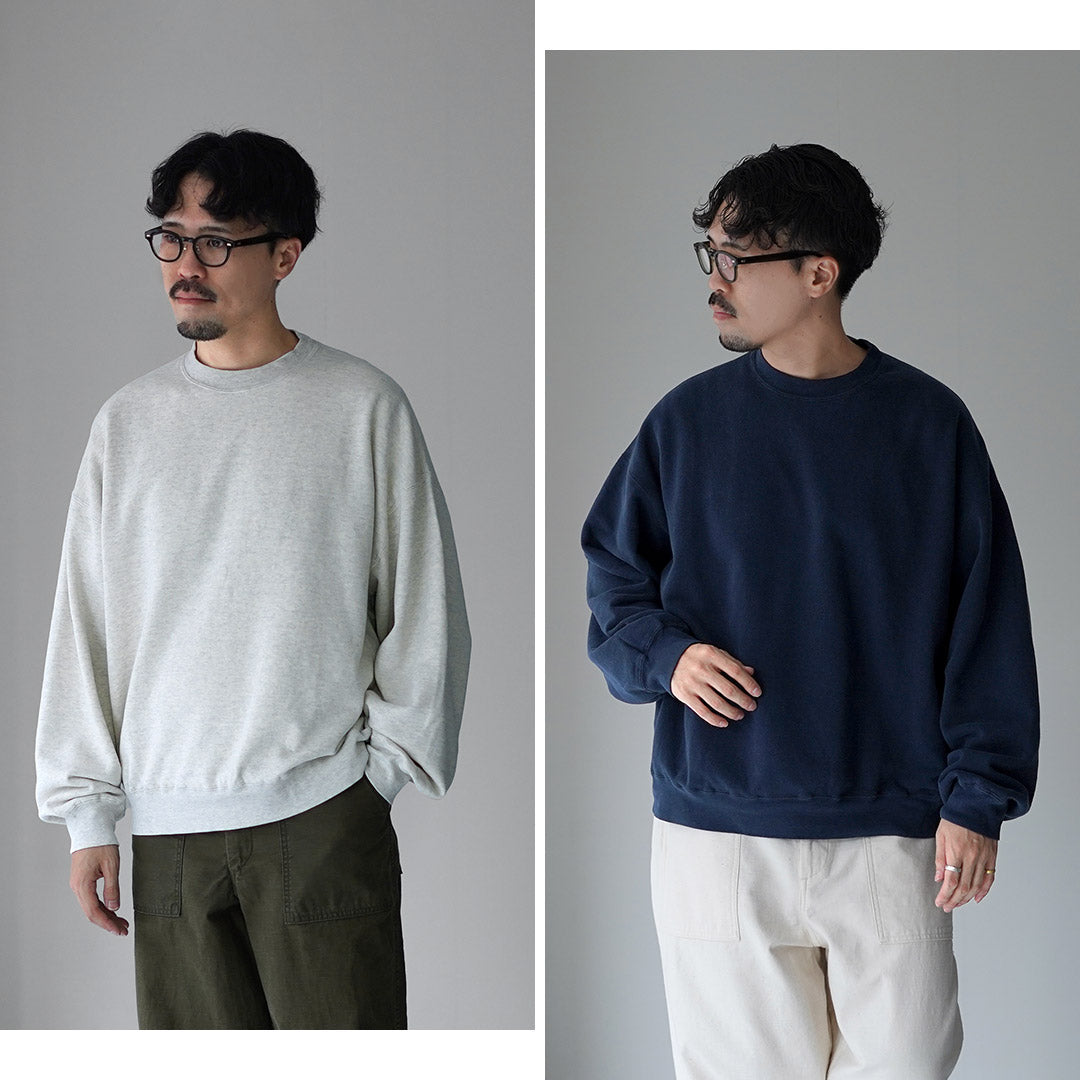 REMI RELIEF / SP 加工毛圈圆领运动衫