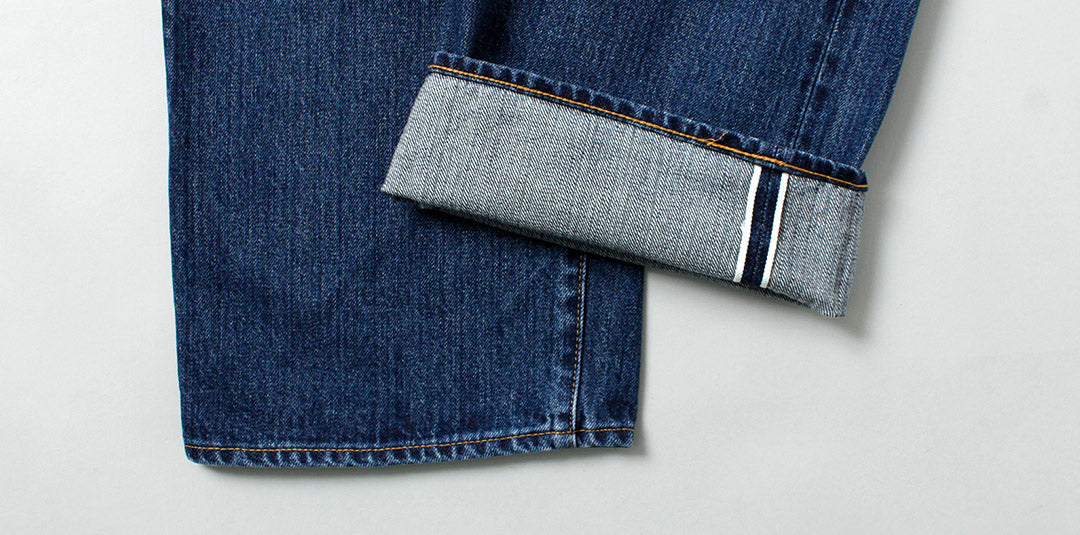 CORTES ORDINARIOS / Pantalón Ancho Denim Acabado Usado