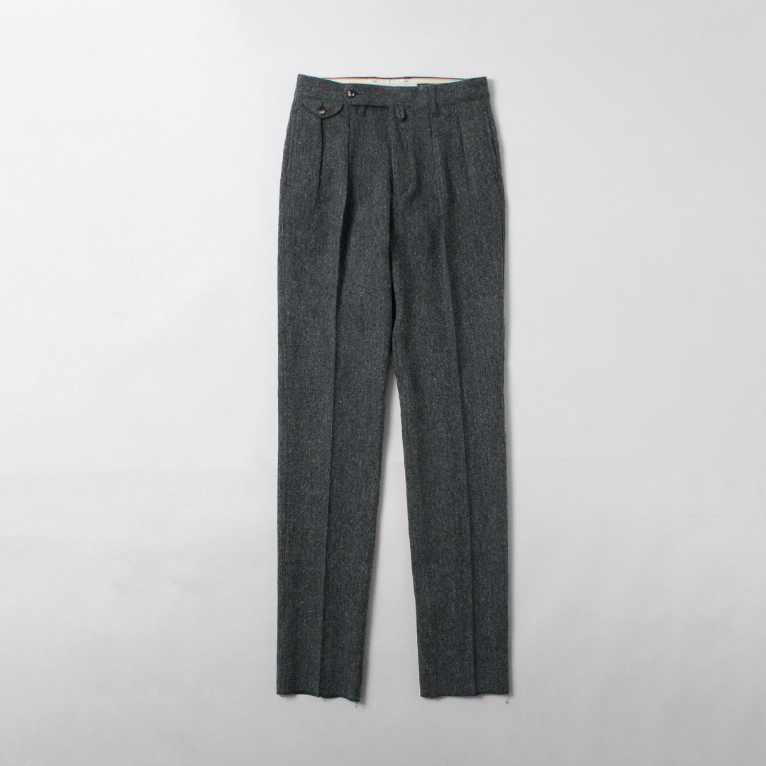 BARNSTORMER / Pantalons en tweed à chevrons