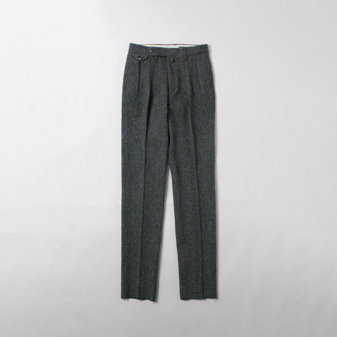 BARNSTORMER / Pantalons en tweed à chevrons