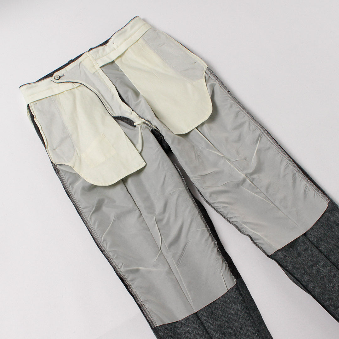 BARNSTORMER / Pantalons en tweed à chevrons