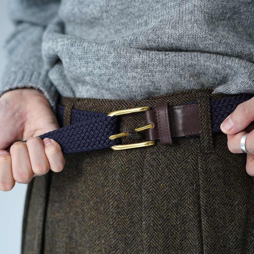 BARNSTORMER / Pantalons en tweed à chevrons